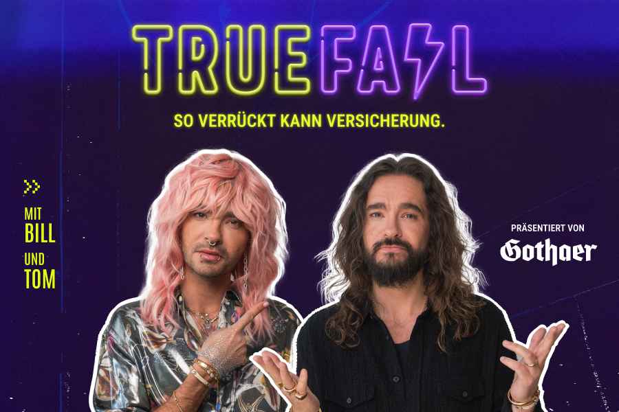 Gothaer startet Markenhighlight „Truefail“ mit Bill & Tom Kaulitz.