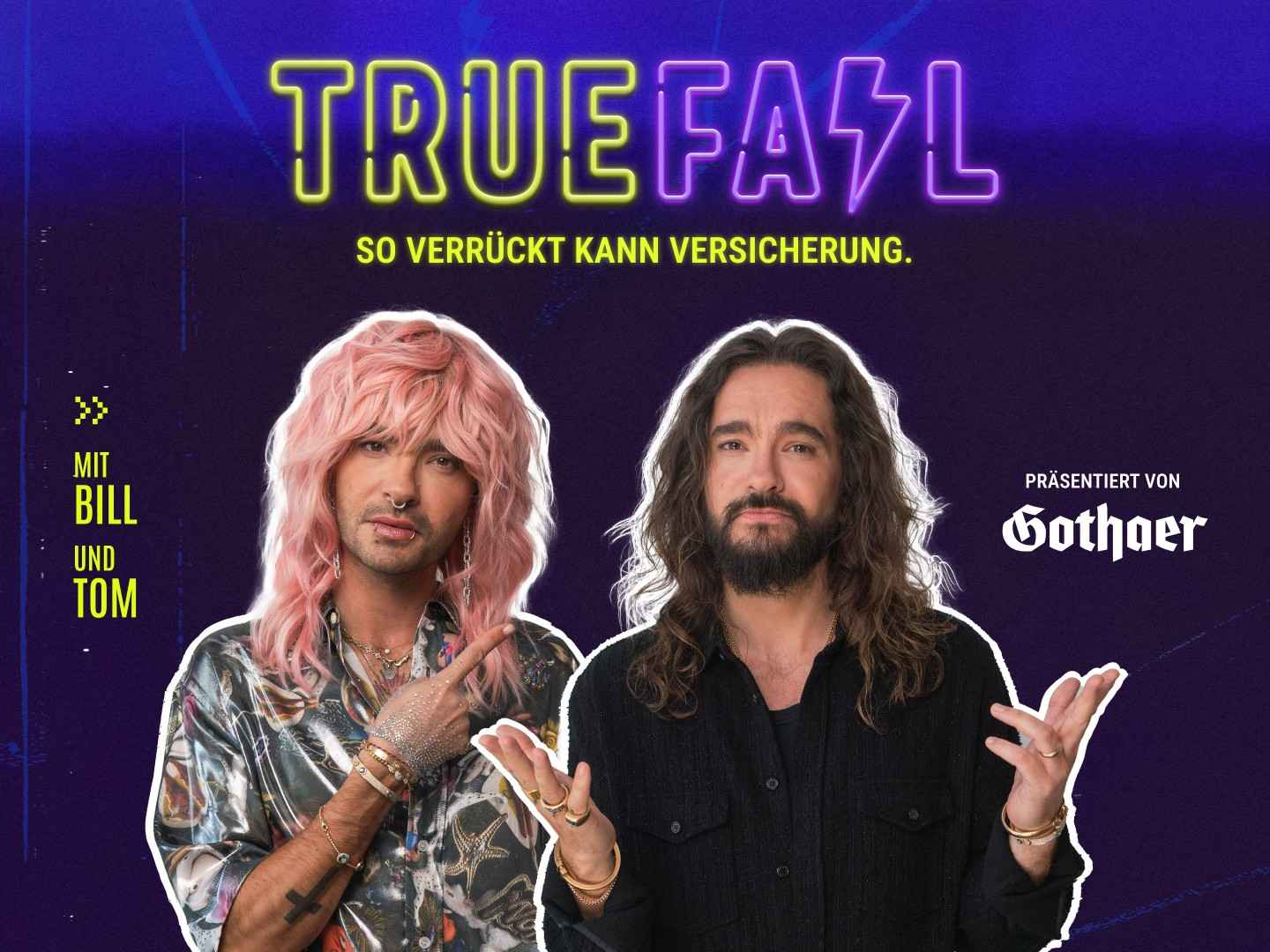 Gothaer startet Markenhighlight „Truefail“ mit Bill & Tom Kaulitz.