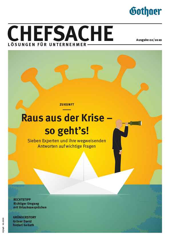 Titelseite Unternehmermagazin chefsache Ausgabe Oktober 2020