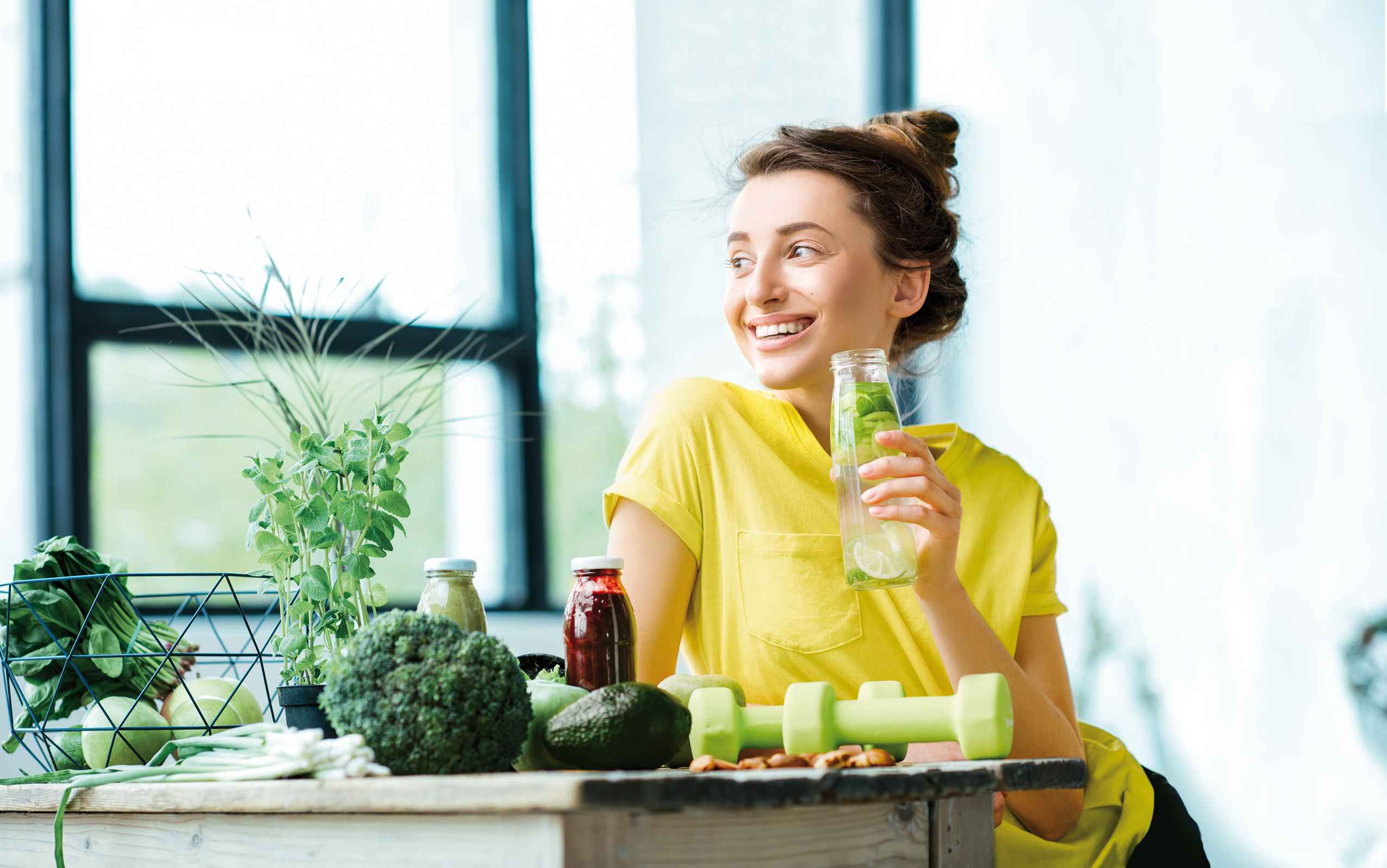 GoVital Bonus: Junge Frau lebt gesund