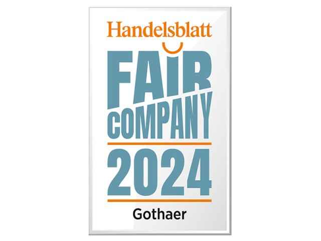 Das Handelsblatt zeichnet die Gothaer als fair company 2024 aus