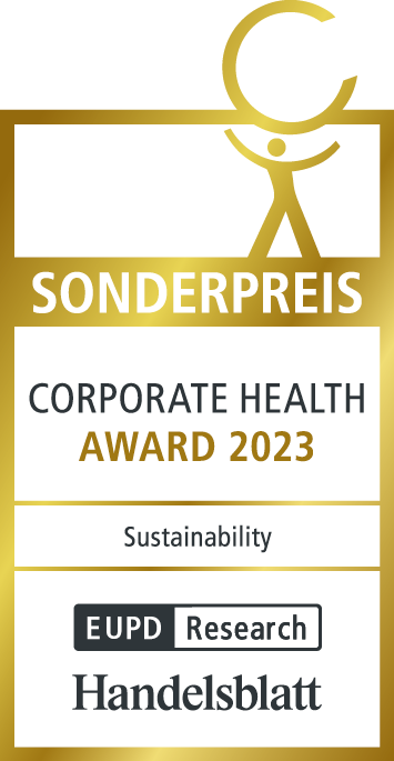 Corporate Health Award 2023: Sonderpreis Sustainability.